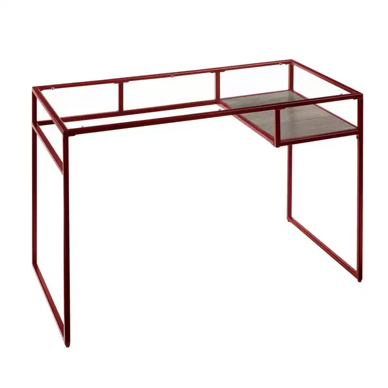 Bureau Yasin Acme Rouge/Verre