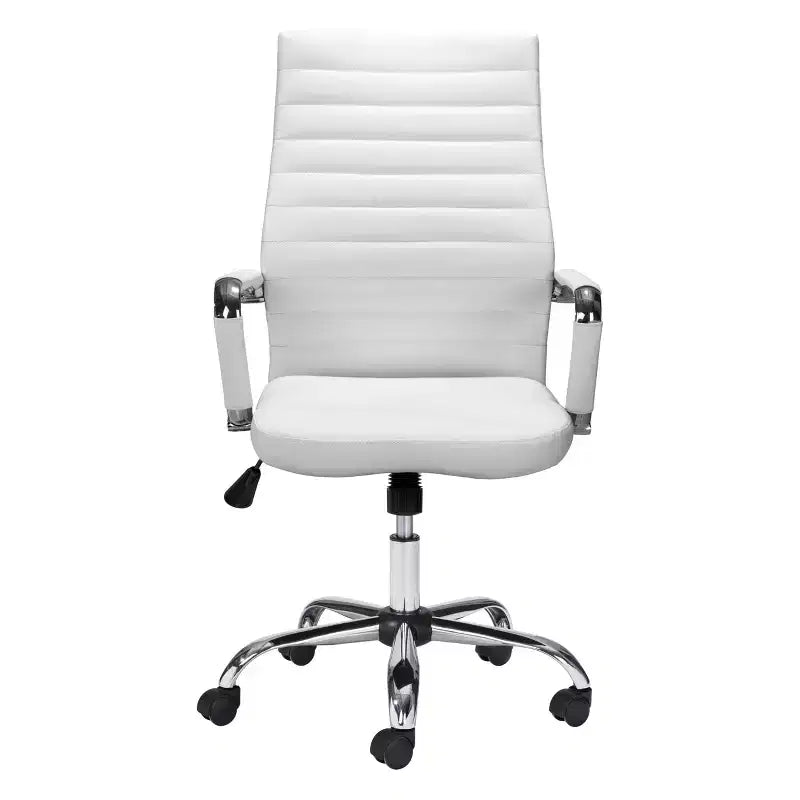 Chaise de bureau Polaris blanche - ZM Home