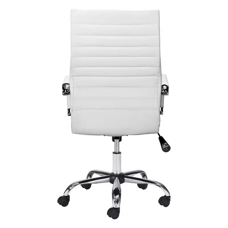Chaise de bureau Polaris blanche - ZM Home