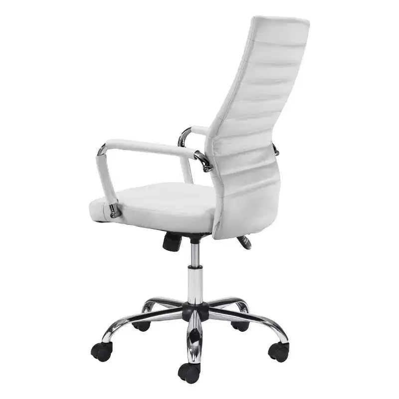 Chaise de bureau Polaris blanche - ZM Home
