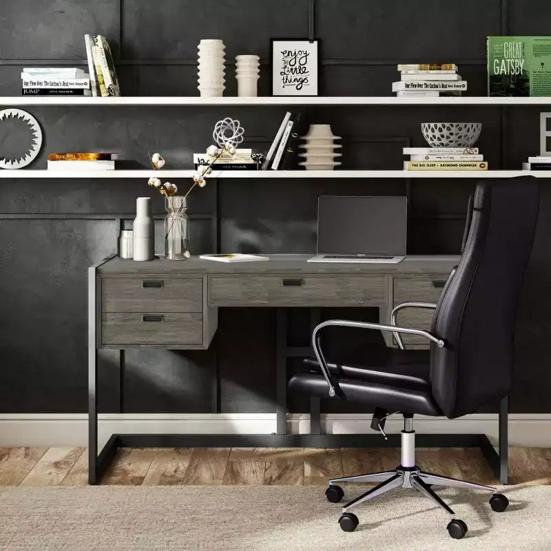 Bureau Arley gris patiné - WyndenHall
