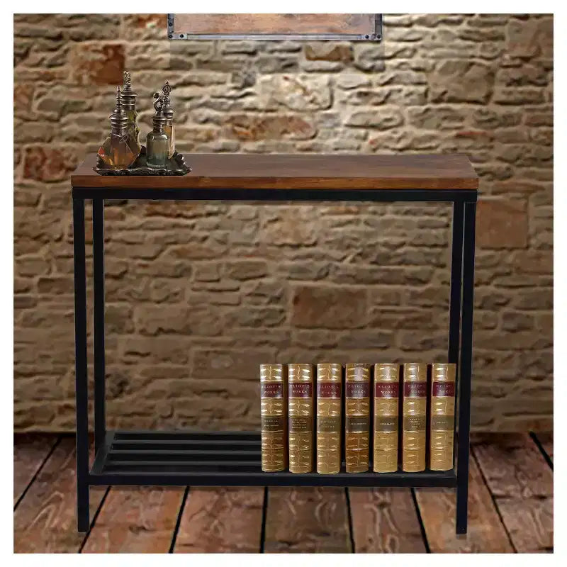 Carolina Living Console Conroy Châtaigne/Noir