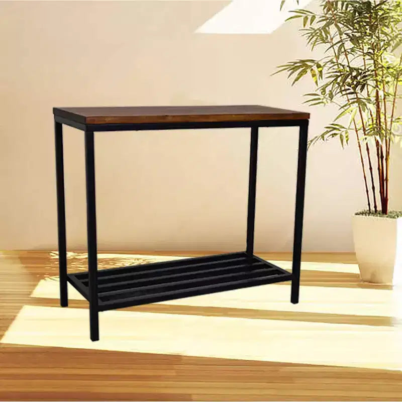Carolina Living Console Conroy Châtaigne/Noir