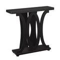 Newport Hailey Console Table Espresso - Breighton Home: Sleek Sofa Table, Narrow Design for Entryway