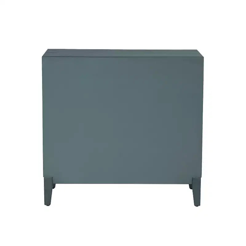 Armoire Jaylan Diamond bleue à 2 portes Powell