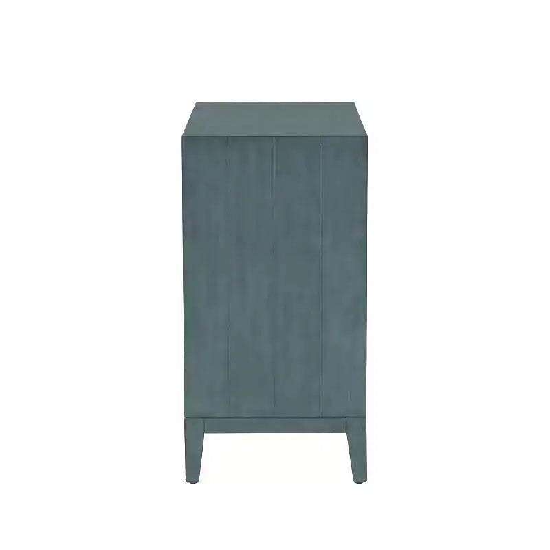 Armoire Jaylan Diamond bleue à 2 portes Powell