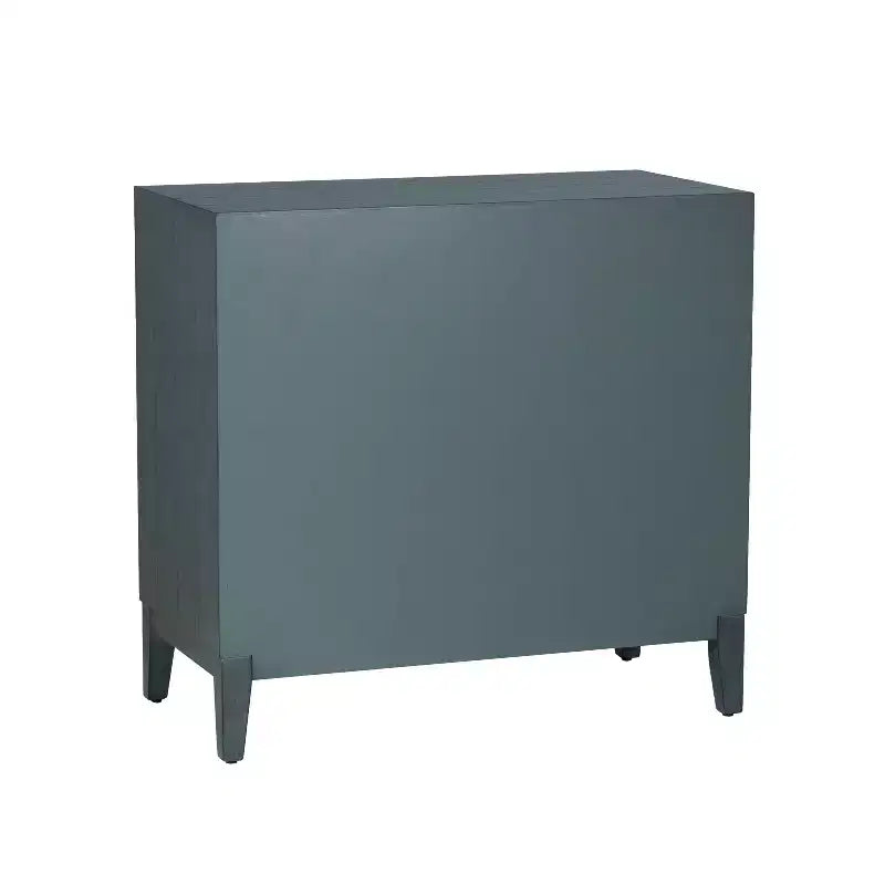 Armoire Jaylan Diamond bleue à 2 portes Powell