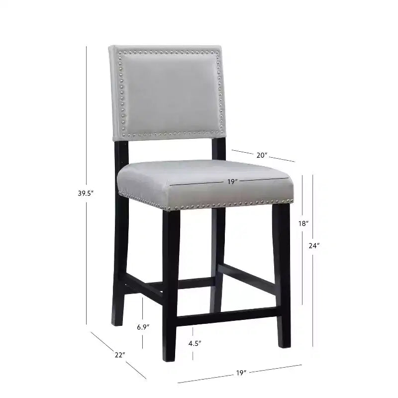 Tabouret de bar hauteur comptoir Brook de 24 po - Linon