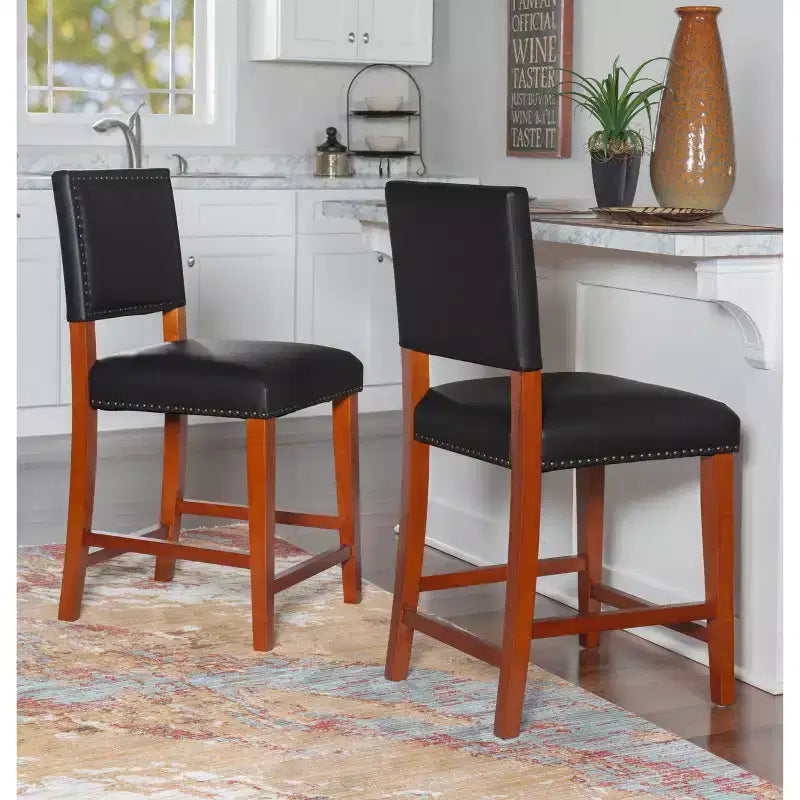 Tabouret de bar hauteur comptoir Brook de 24 po - Linon