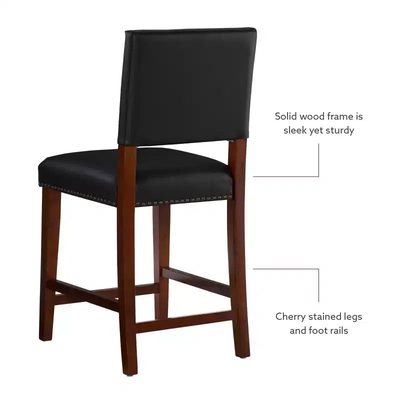 Tabouret de bar hauteur comptoir Brook de 24 po - Linon
