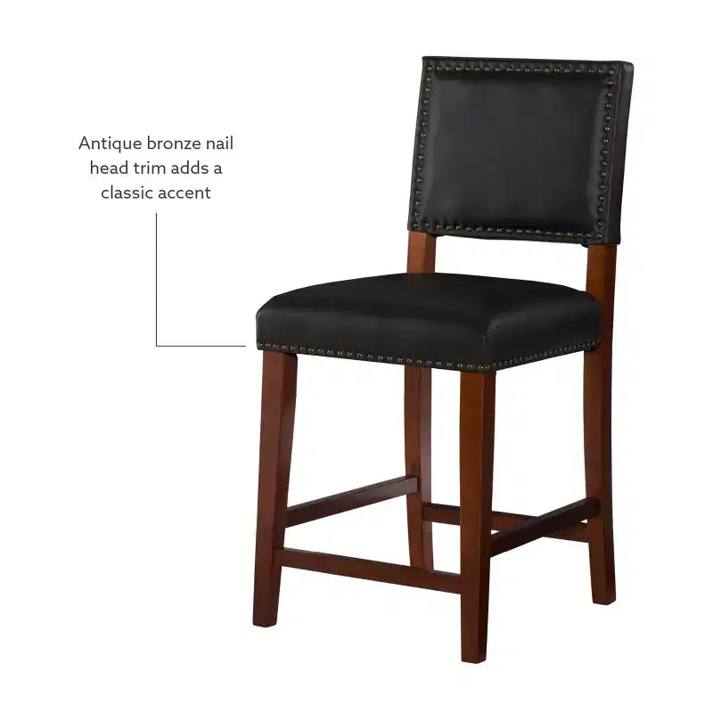 Tabouret de bar hauteur comptoir Brook de 24 po - Linon