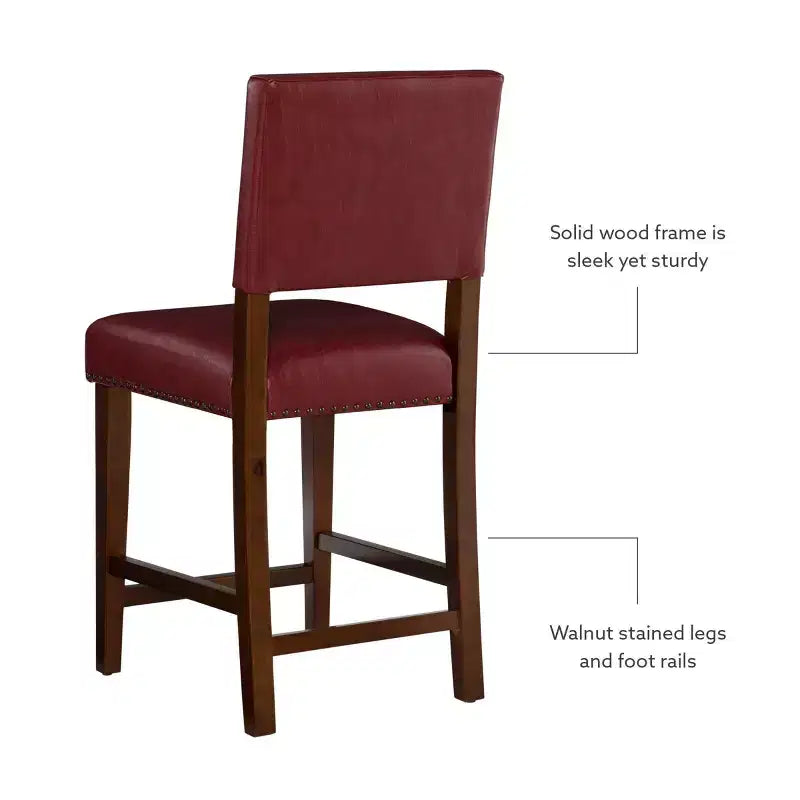 Tabouret de bar hauteur comptoir Brook de 24 po - Linon