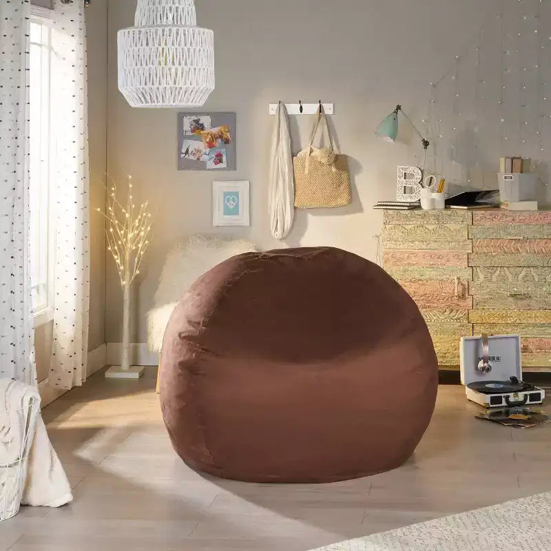 Pouf en faux suède Madison 5 pi - Christopher Knight Home