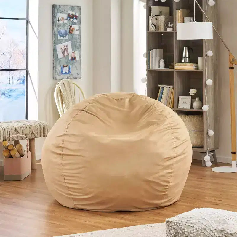 Pouf en faux suède Madison 5 pi - Christopher Knight Home