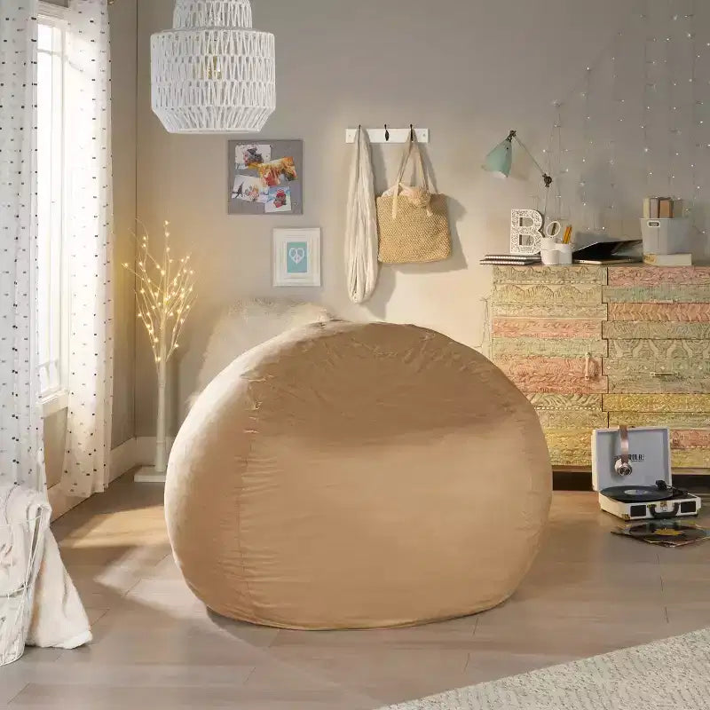 Pouf en faux suède Madison 5 pi - Christopher Knight Home