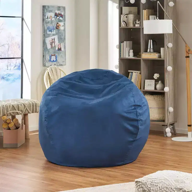 Pouf en faux suède Madison 5 pi - Christopher Knight Home