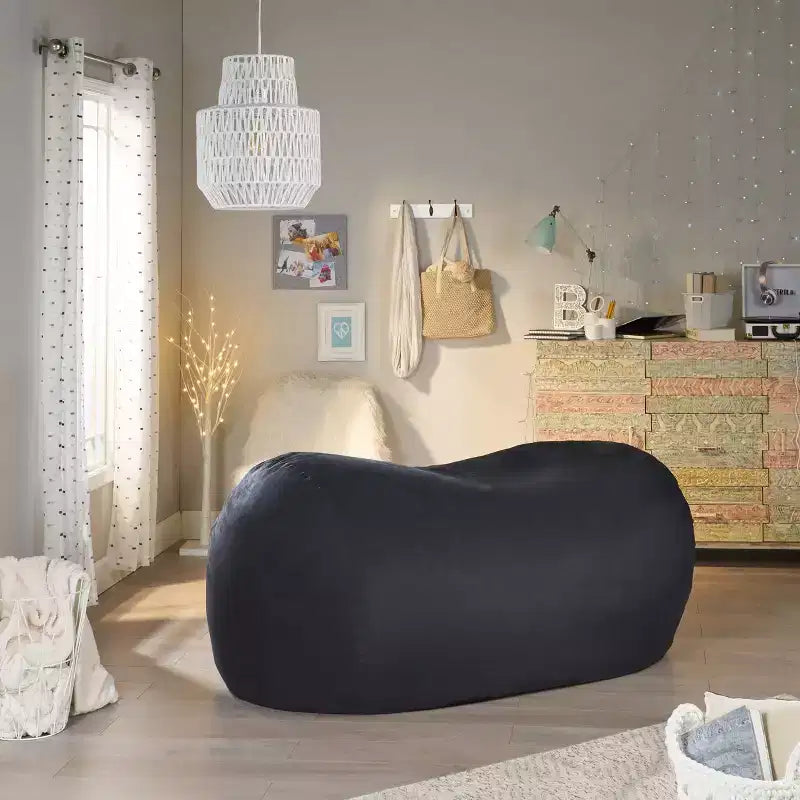 Pouf de 8 pi en Faux Suédé Larson - Christopher Knight Home