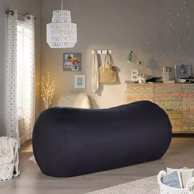 Pouf de 8 pi en Faux Suédé Larson - Christopher Knight Home