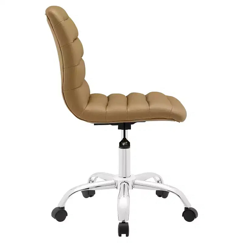Chaise de bureau sans accoudoirs Ripple Midback - Modway