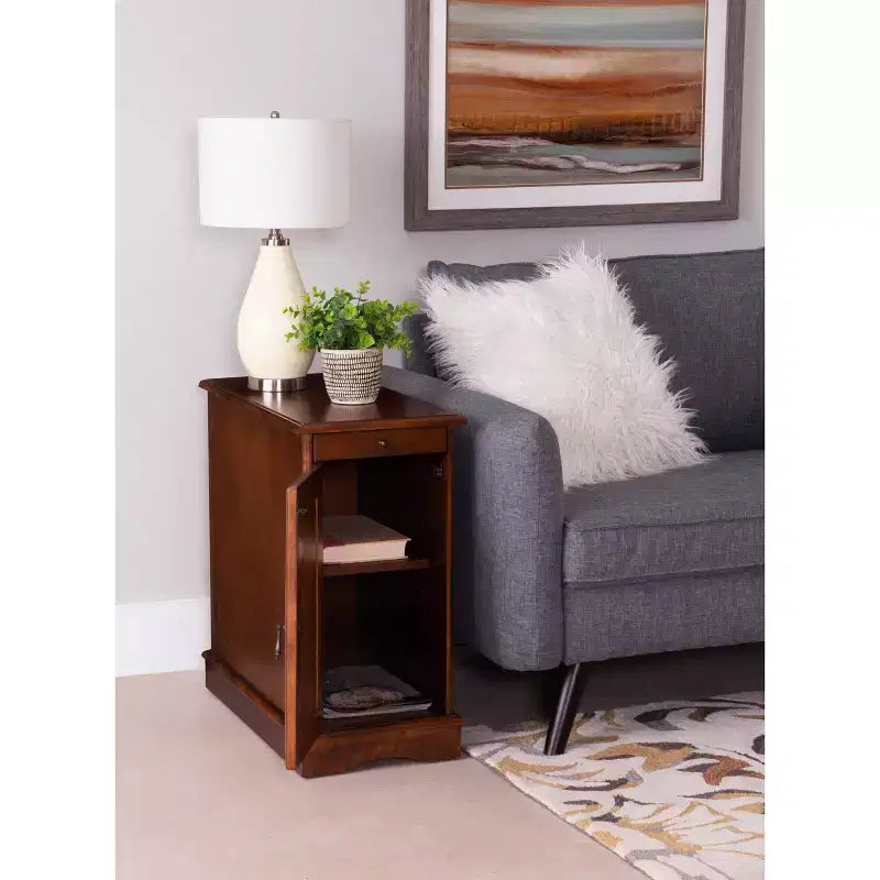 Table d'appoint Felix avec station de charge USB - Powell Company