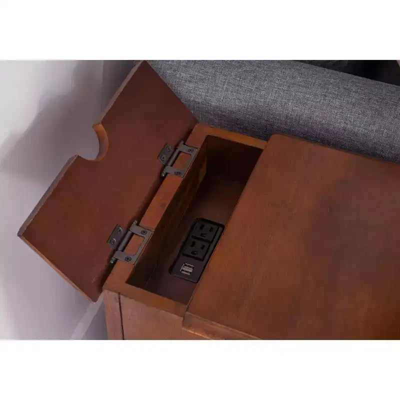 Table d'appoint Felix avec station de charge USB - Powell Company