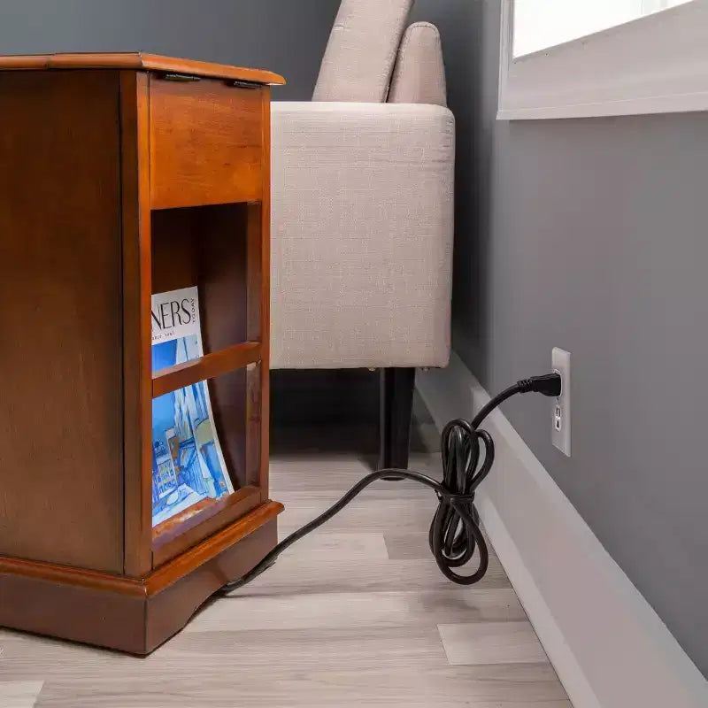 Table d'appoint Felix avec station de charge USB - Powell Company