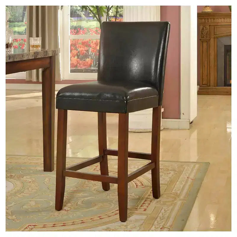 Tabouret de bar en similicuir 29 - HomePop