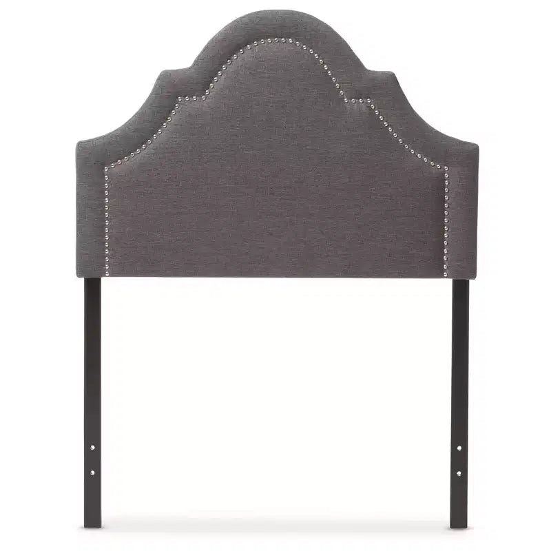 Tête de lit capitonnée en tissu moderne et contemporain Rita – Lit simple – Baxton Studio