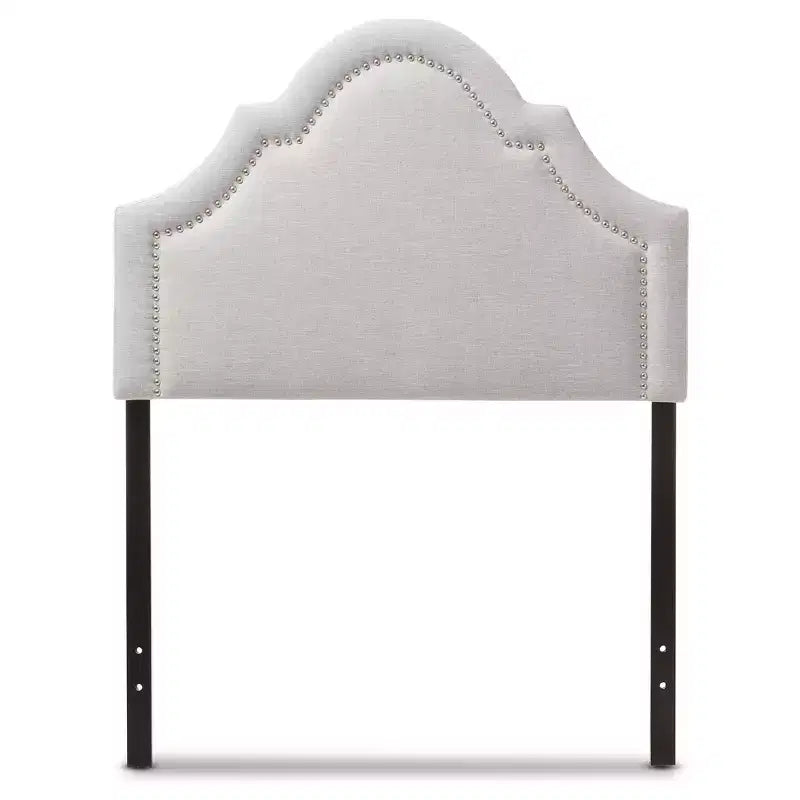 Tête de lit capitonnée en tissu moderne et contemporain Rita – Lit simple – Baxton Studio