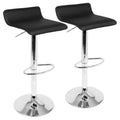 Set of 2 Ale Contemporary Adjustable Barstool - Lumisource