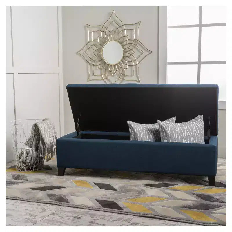 Pouf de rangement Mission - Christopher Knight Home