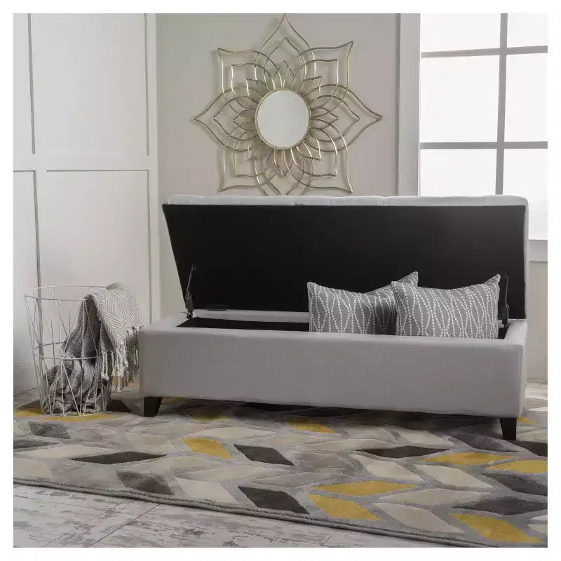 Pouf de rangement Mission - Christopher Knight Home