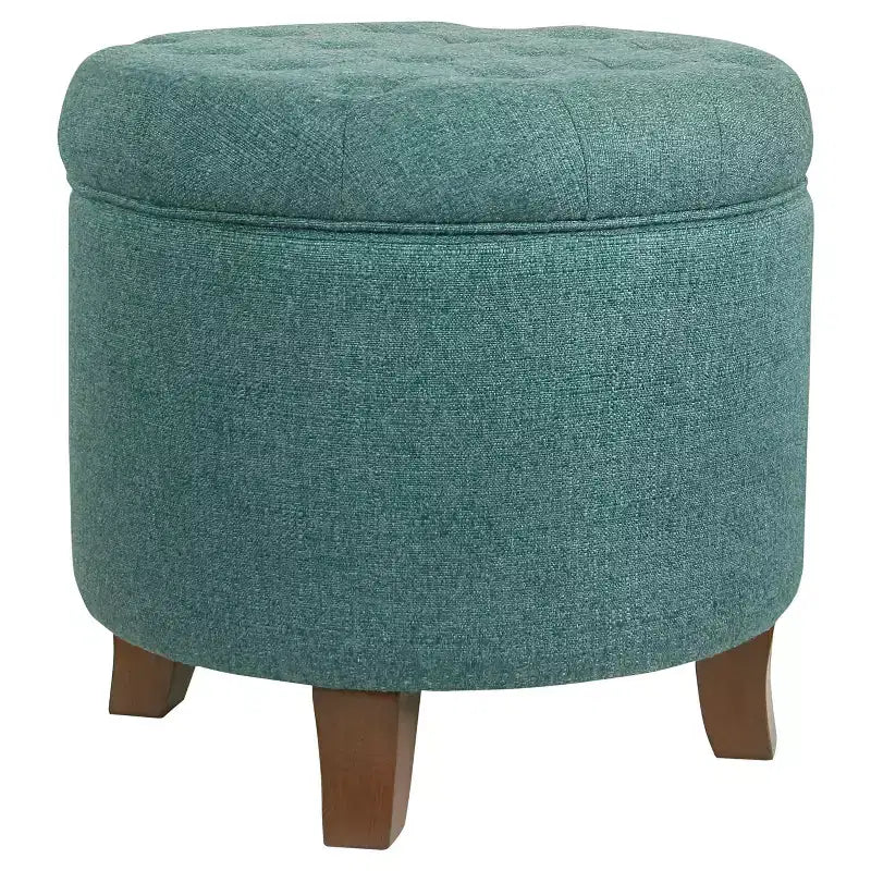 Ottoman de rangement touffeté Boho - HomePop
