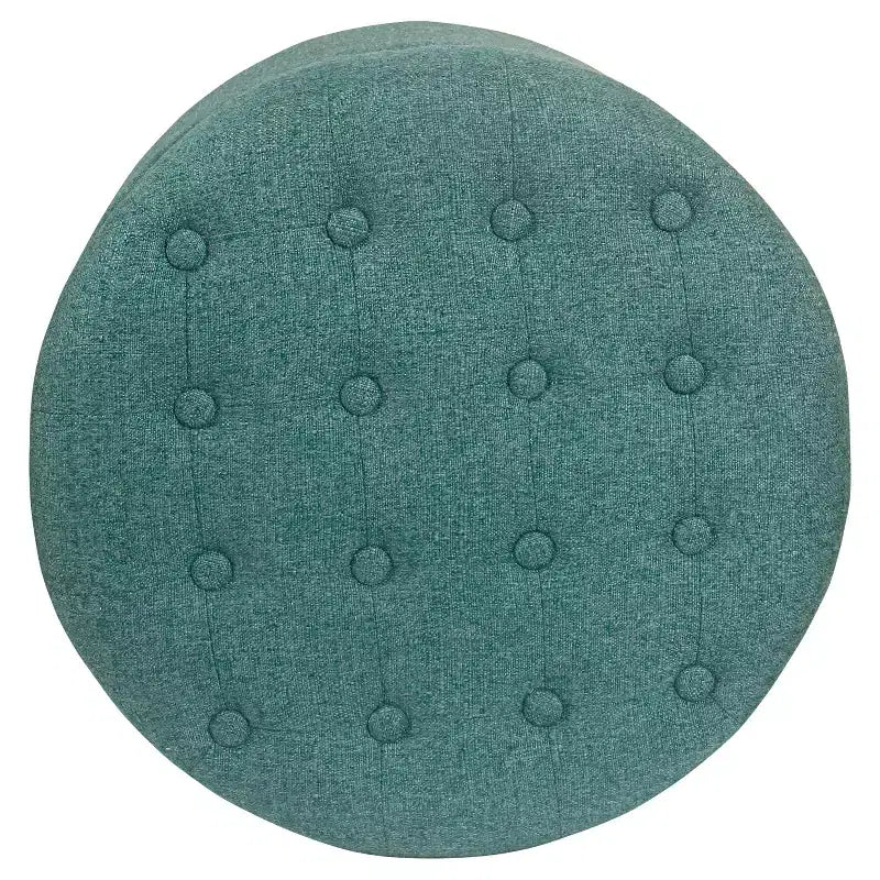 Ottoman de rangement touffeté Boho - HomePop