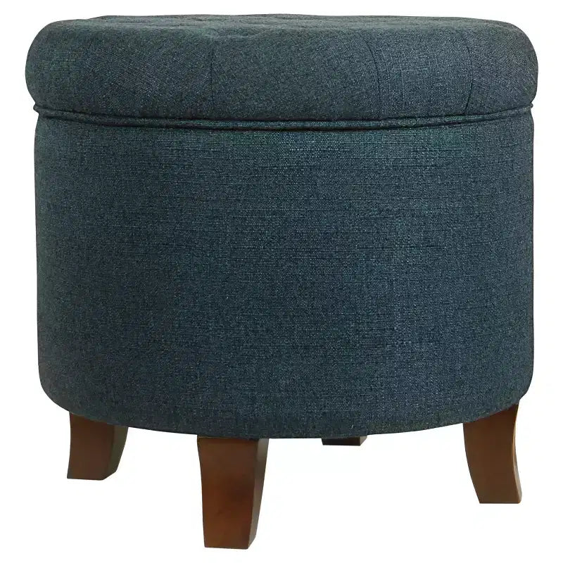 Ottoman de rangement touffeté Boho - HomePop