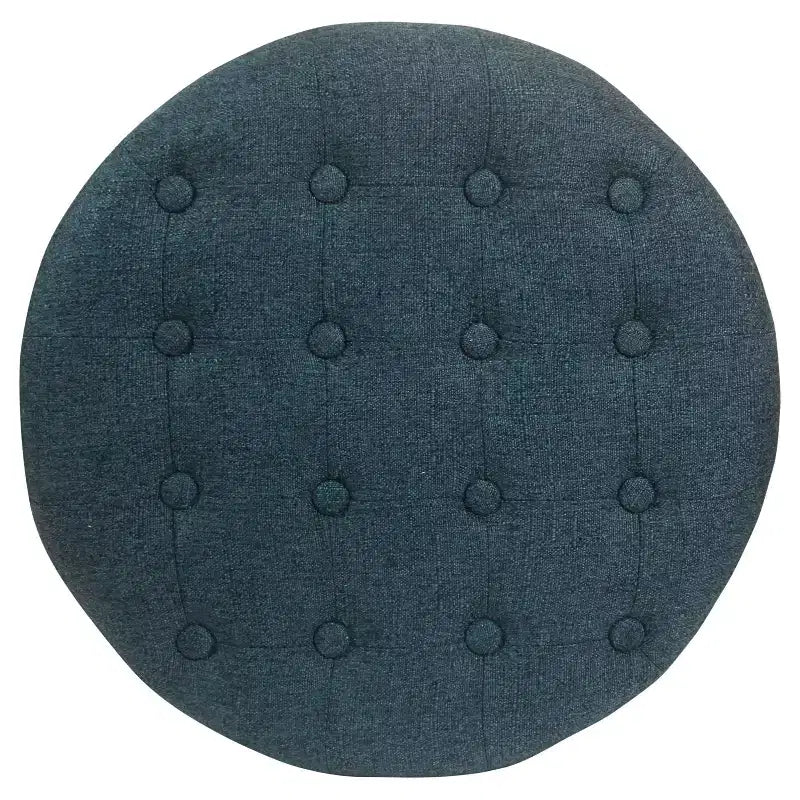 Ottoman de rangement touffeté Boho - HomePop