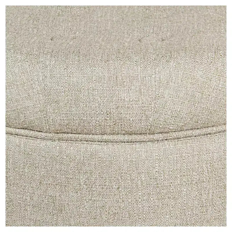 Ottoman de rangement touffeté Boho - HomePop