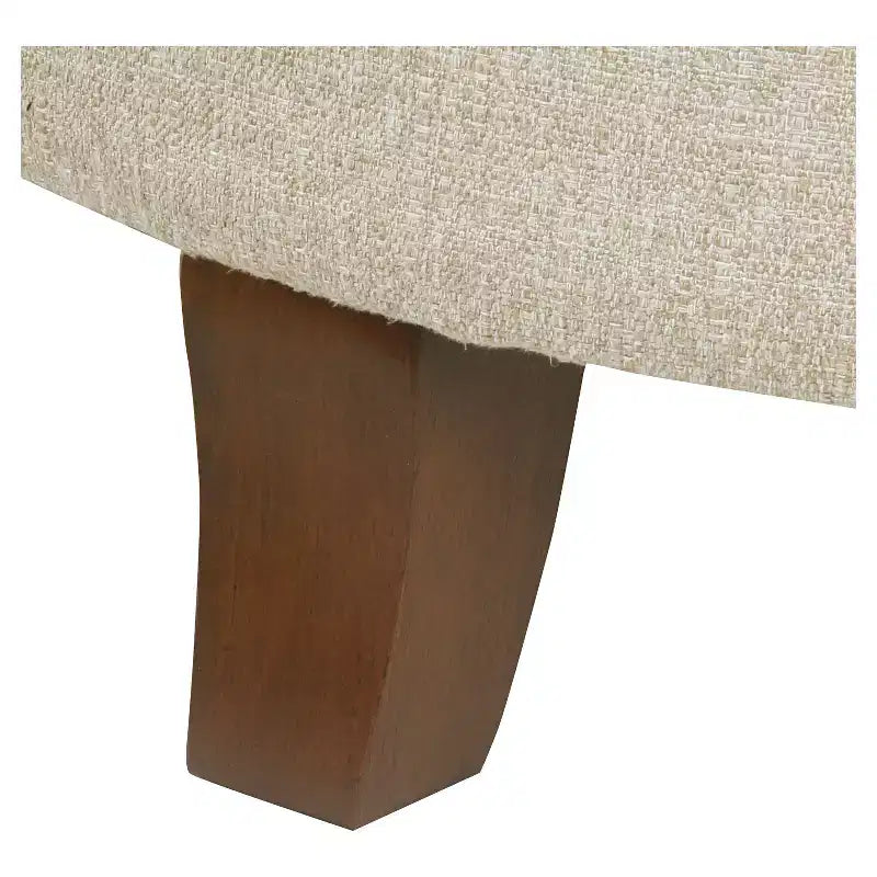 Ottoman de rangement touffeté Boho - HomePop