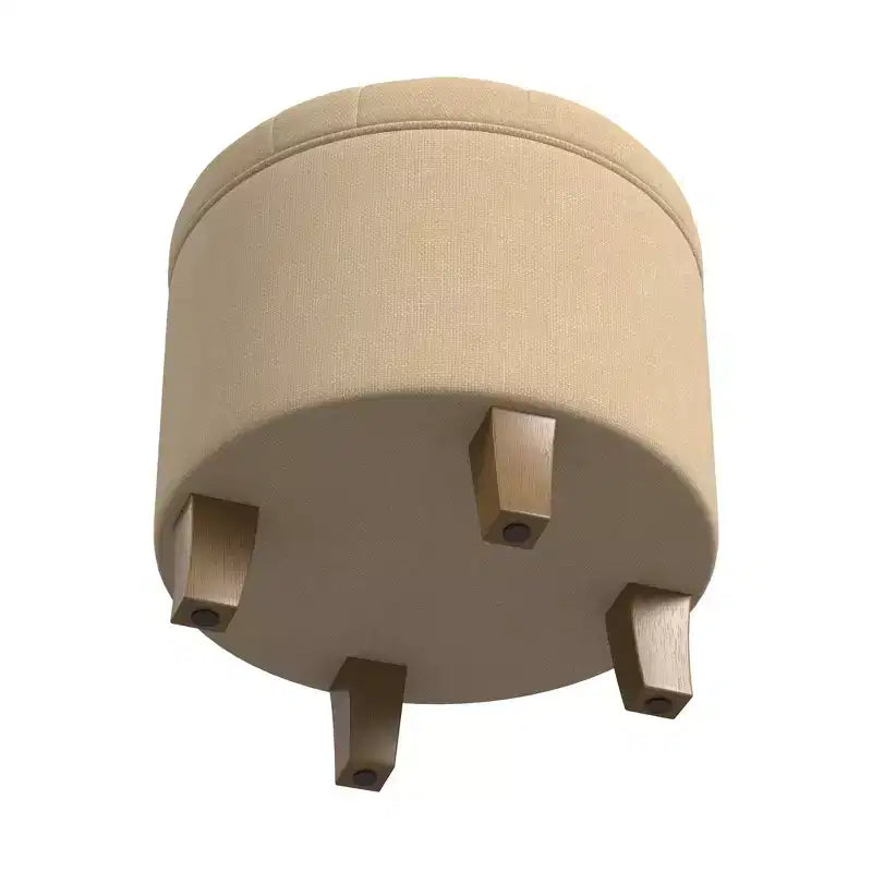 Ottoman de rangement touffeté Boho - HomePop