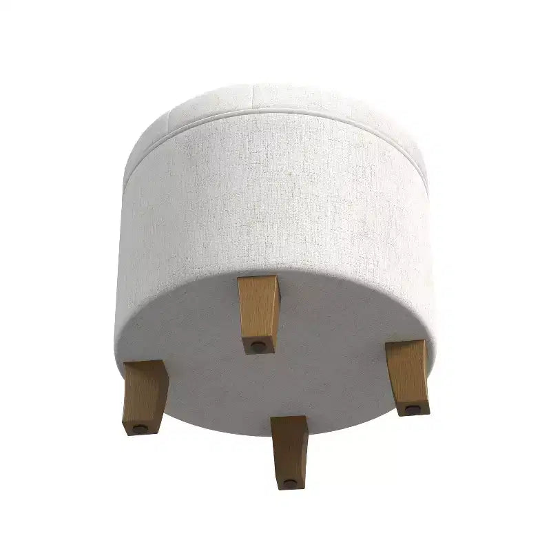 Ottoman de rangement touffeté Boho - HomePop