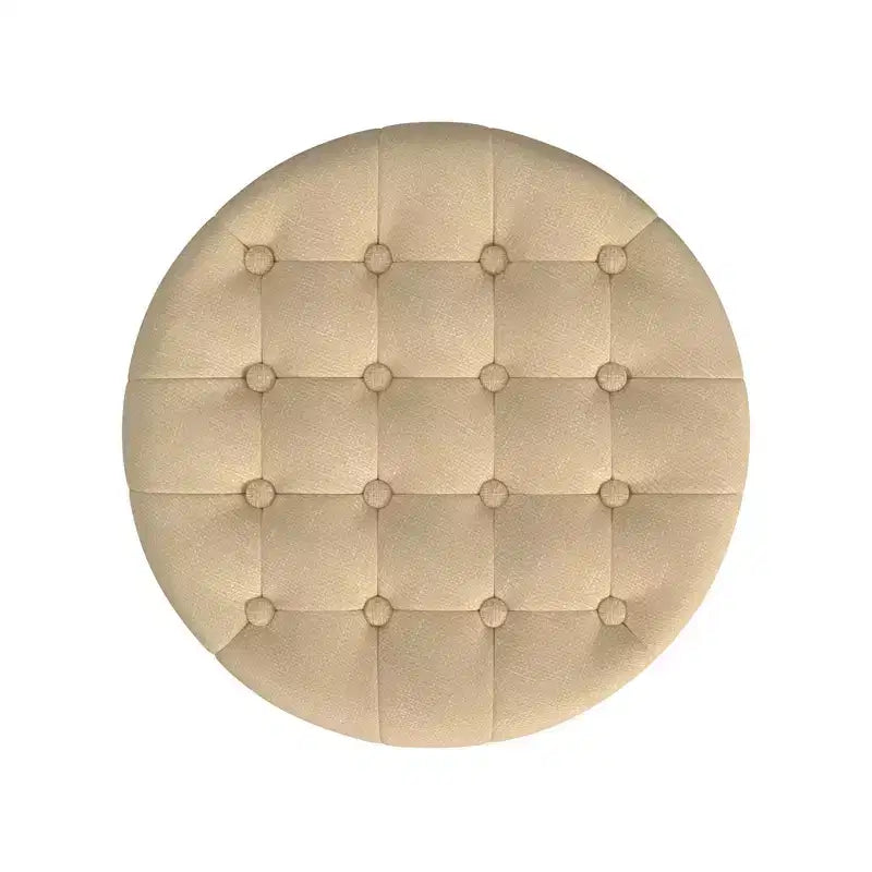 Ottoman de rangement touffeté Boho - HomePop