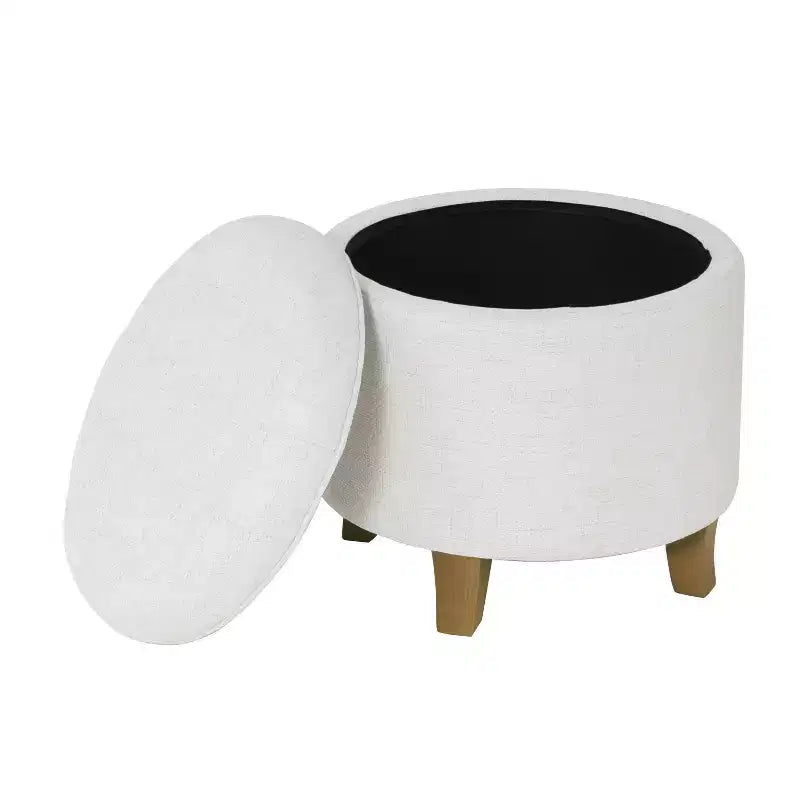 Ottoman de rangement touffeté Boho - HomePop