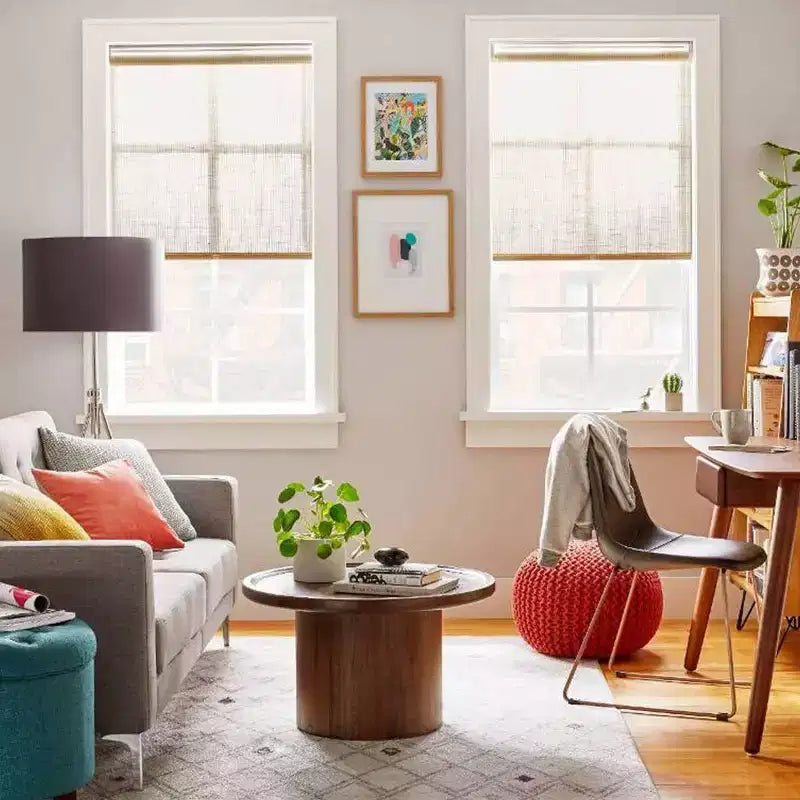 Ottoman de rangement touffeté Boho - HomePop