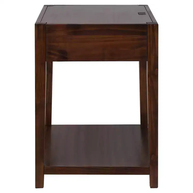 Table de chevet 26 avec port USB - Flora Home