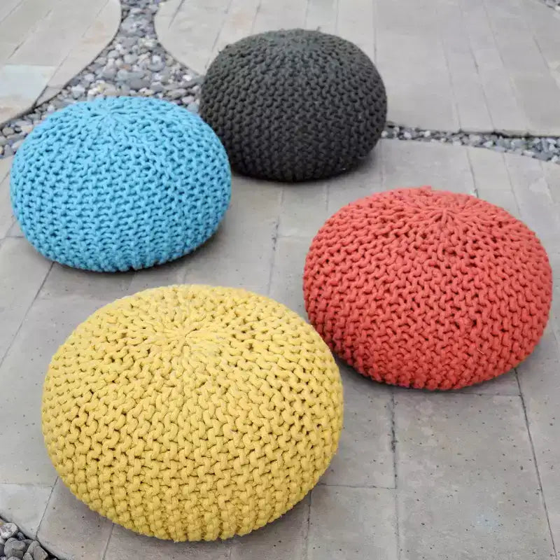 Pouf Moro en coton fait main – Christopher Knight Home