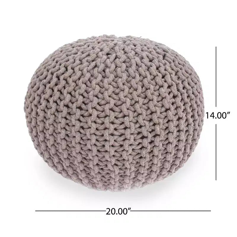 Pouf Moro en coton fait main – Christopher Knight Home