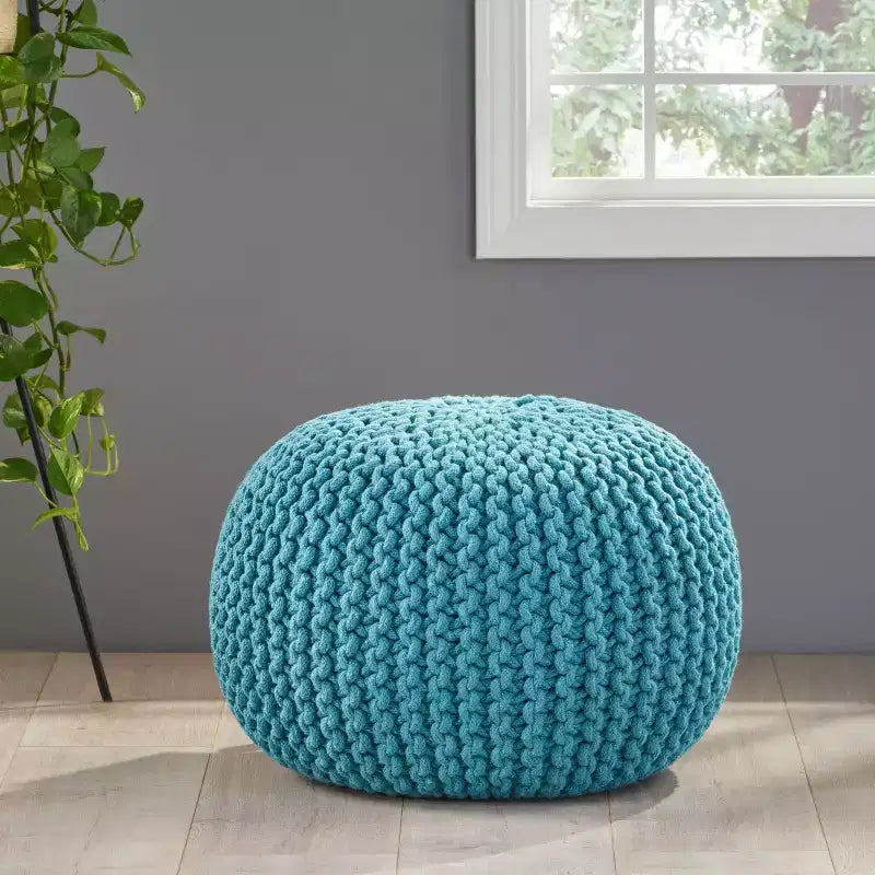 Pouf Moro en coton fait main – Christopher Knight Home