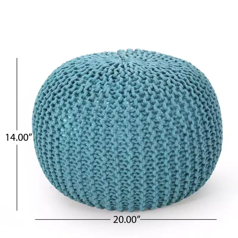 Pouf Moro en coton fait main – Christopher Knight Home