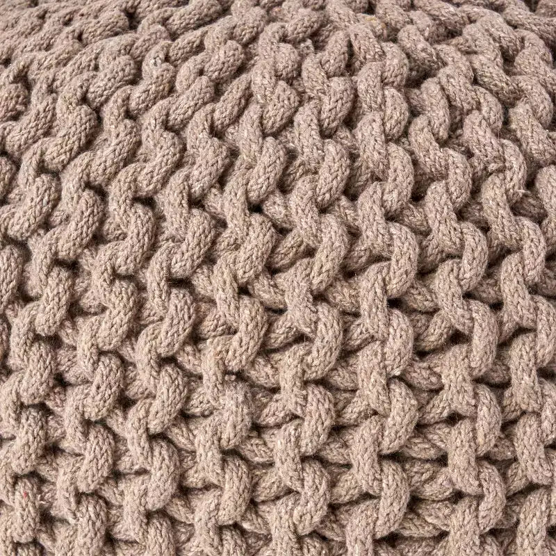 Pouf Moro en coton fait main – Christopher Knight Home