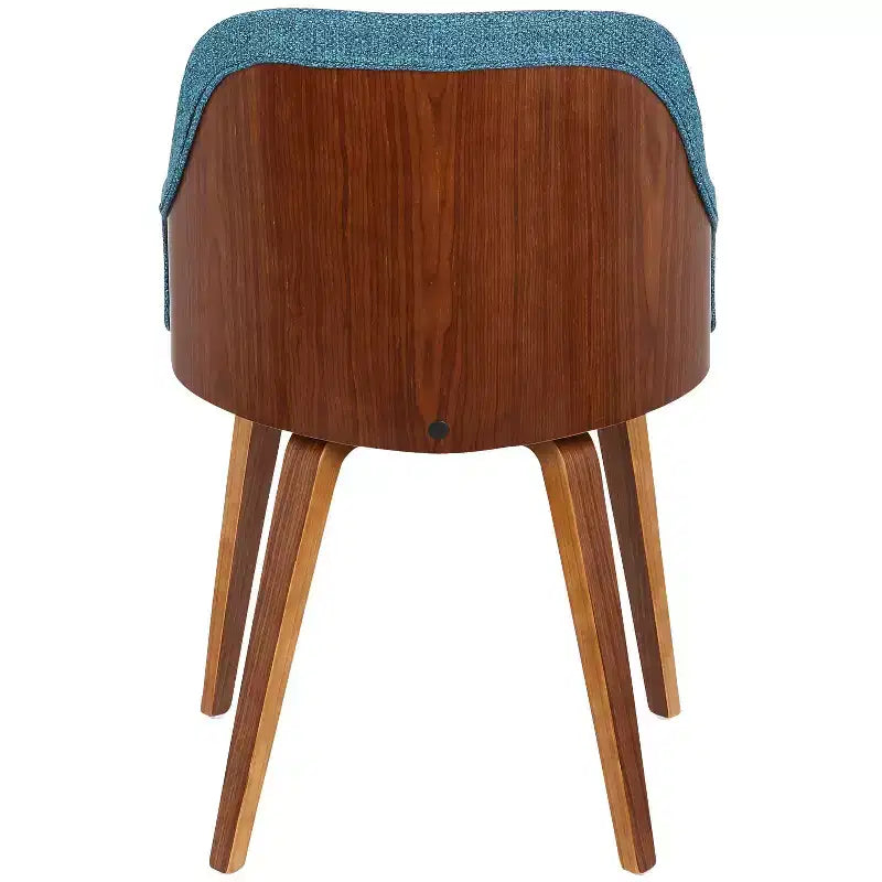 Chaise d'appoint de salle à manger moderne du milieu du siècle Bacci - Lumisource